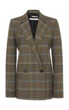 Givenchy Checked Double-breasted Wool-blend Blazer