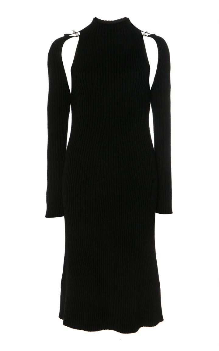 Peet Dullaert Ribbed Knit Dress With Detachable Sleeves