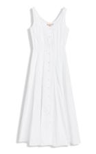 Moda Operandi Brock Collection Sara Button-front Cotton Midi Dress