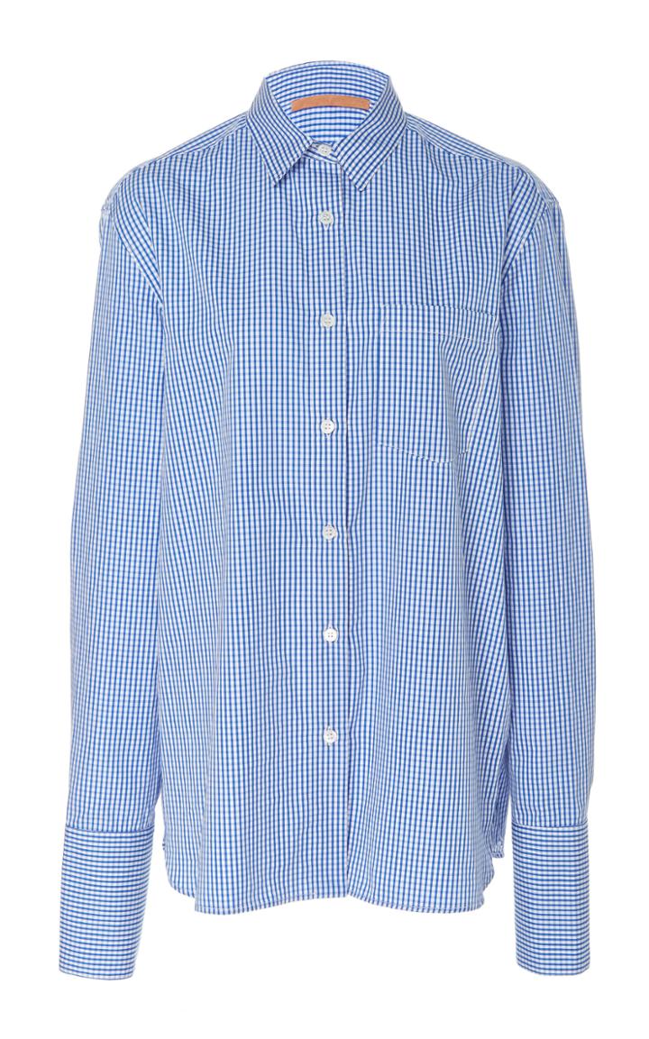 Summa Checked Cotton Button-down Shirt