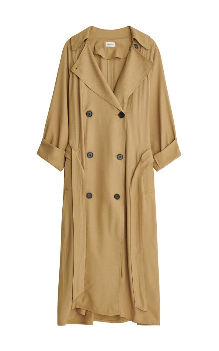 Moda Operandi By Malene Birger Ramelle Twill Double-breasted Trench Coat