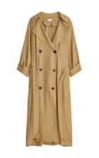 Moda Operandi By Malene Birger Ramelle Twill Double-breasted Trench Coat