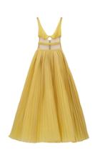 Saptodjojokartiko Dijon Pleated Puffed Dress