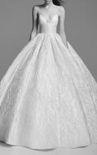 Alex Perry Bride Ashton Floral Brocade Gown