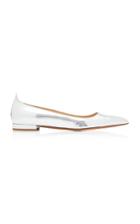 Francesco Russo Metallic Ballet Flat