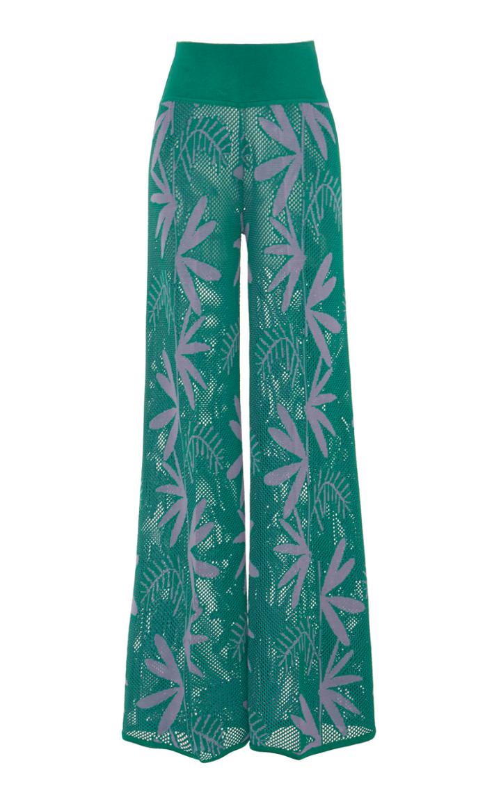 Pepa Pombo Edna Printed Wide-leg Pants