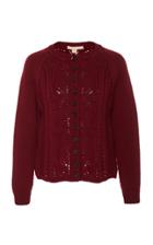 Brock Collection Perfect Pointelle-knit Wool And Cashmere Blend Cardigan