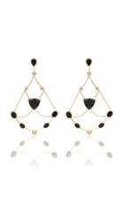 Ara Vartanian 18k Gold Diamond And Quartz Earrings