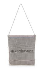 Alexander Wang Wanglock Crystal-embellished Leather Shoulder Bag