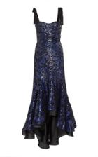 Silvia Tcherassi Dore Sequined Satin Gown