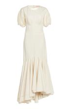 Brock Collection Odilgard Flared-hem Cotton Dress