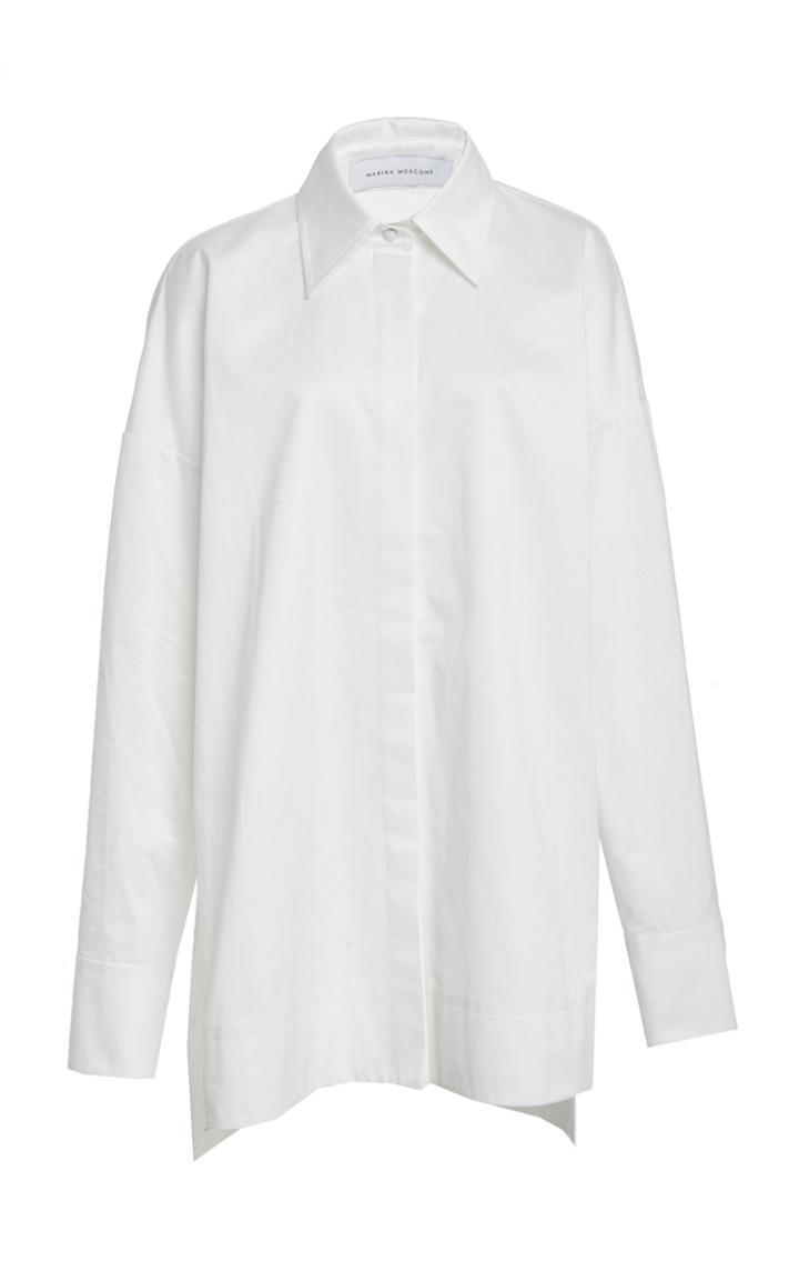 Marina Moscone Exploded Button-up Top
