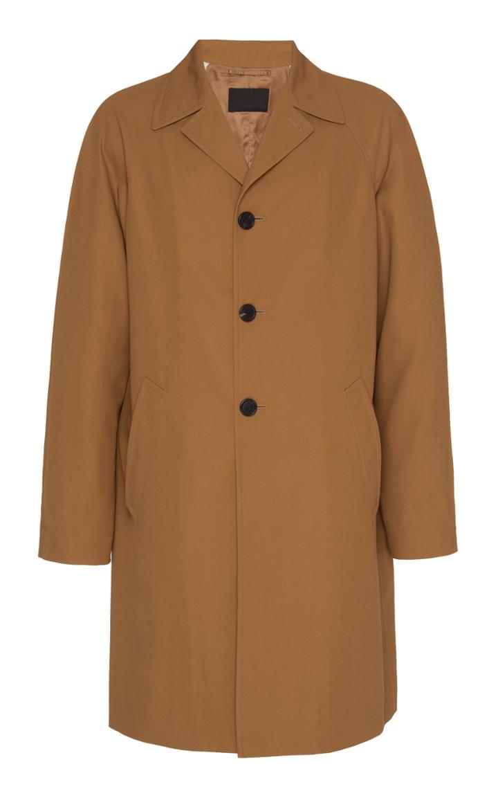 Prada Cotton-gabardine Coat Size: 46