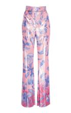 Peter Pilotto High-rise Flared Velvet Trousers