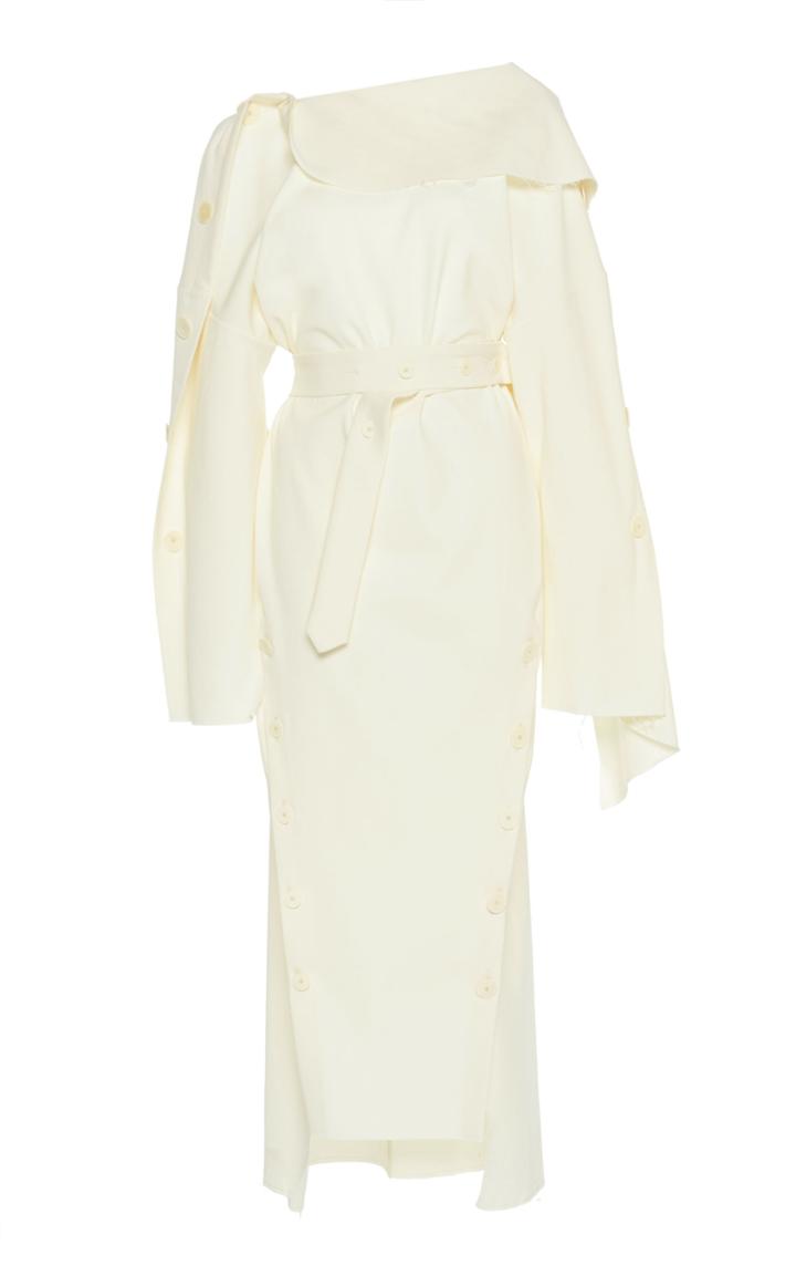 A.w.a.k.e. Backless Button Dress
