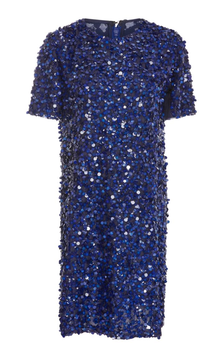 Zac Posen Sequined Sheath Dress