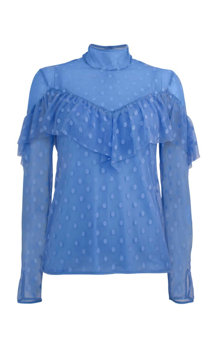 Baum Und Pferdgarten Matana Sheer Polka Dot Top