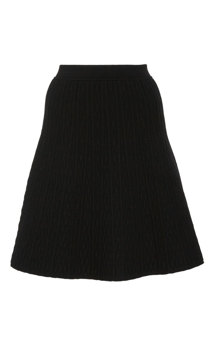 Tomas Maier A-line Knit Skirt