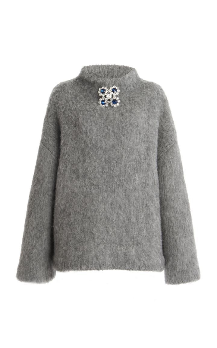 Moda Operandi Christopher Kane Brushed Boucle Sweater