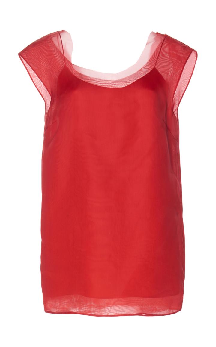 Maison Margiela Silk Organza Top