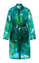 Moda Operandi Versace Oversized Pvc Coat Size: 38