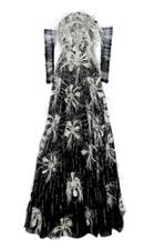Pamella Roland Feather And Crystal Embroidered Gown