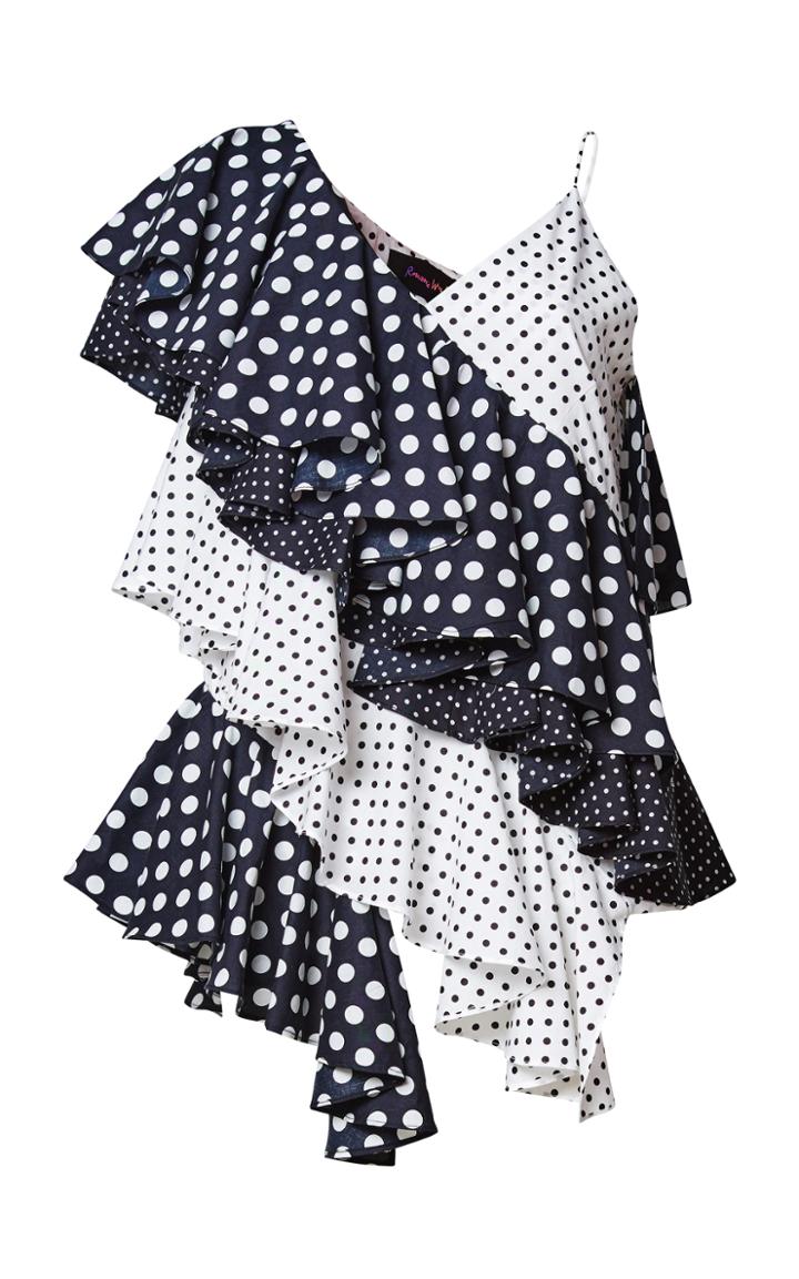 Romance Was Born Toot Toot Ruffle Top