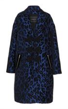 Andrew Gn Leopard Satin Jacquard Coat