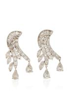 Moda Operandi Jenna Blake One Of A Kind Platinum Mixed Shape Chandelier Earrings