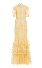 Moda Operandi J. Mendel Tiered Embroidered Tulle Gown