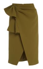 Off-white C/o Virgil Abloh Bonded Ruffled Wrap Skirt