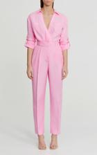 Moda Operandi Significant Other Olivia Pleated Linen-blend Trousers