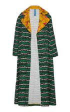 Rianna + Nina Nina Cotton Linen Printed Coat