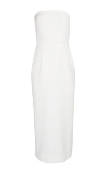 Moda Operandi Lein Crepe Strapless Sherry Dress