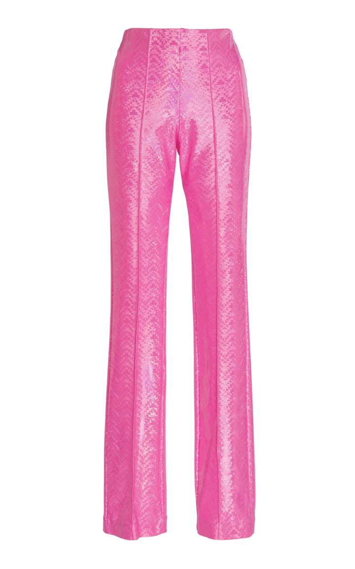 Saks Potts Lissi Shimmer Stretch Slim-leg Pants