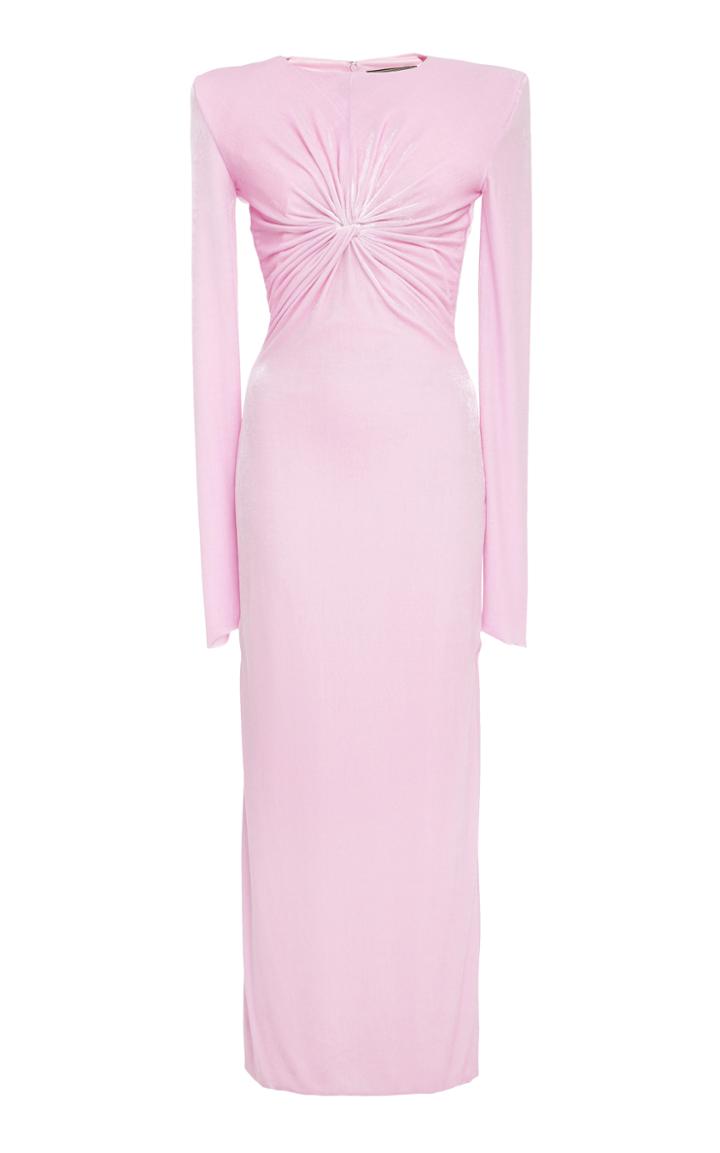Versace Twisted Knot Chenille Dress