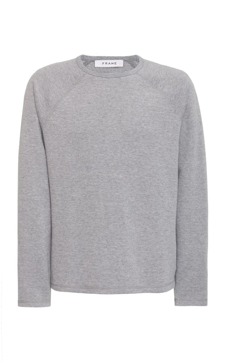 Frame Denim Cotton Crewneck Sweatshirt