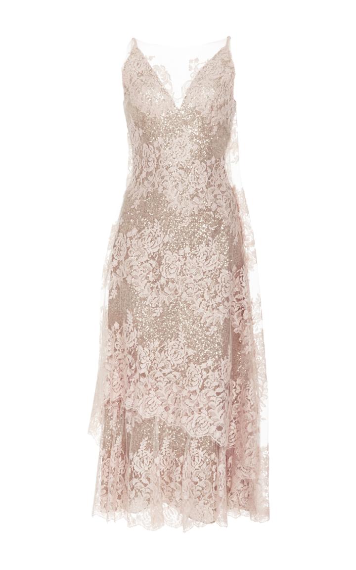 Rodarte Lace V-neck Dress