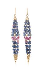 Mallary Marks Spire 18k Gold Sapphire Earrings