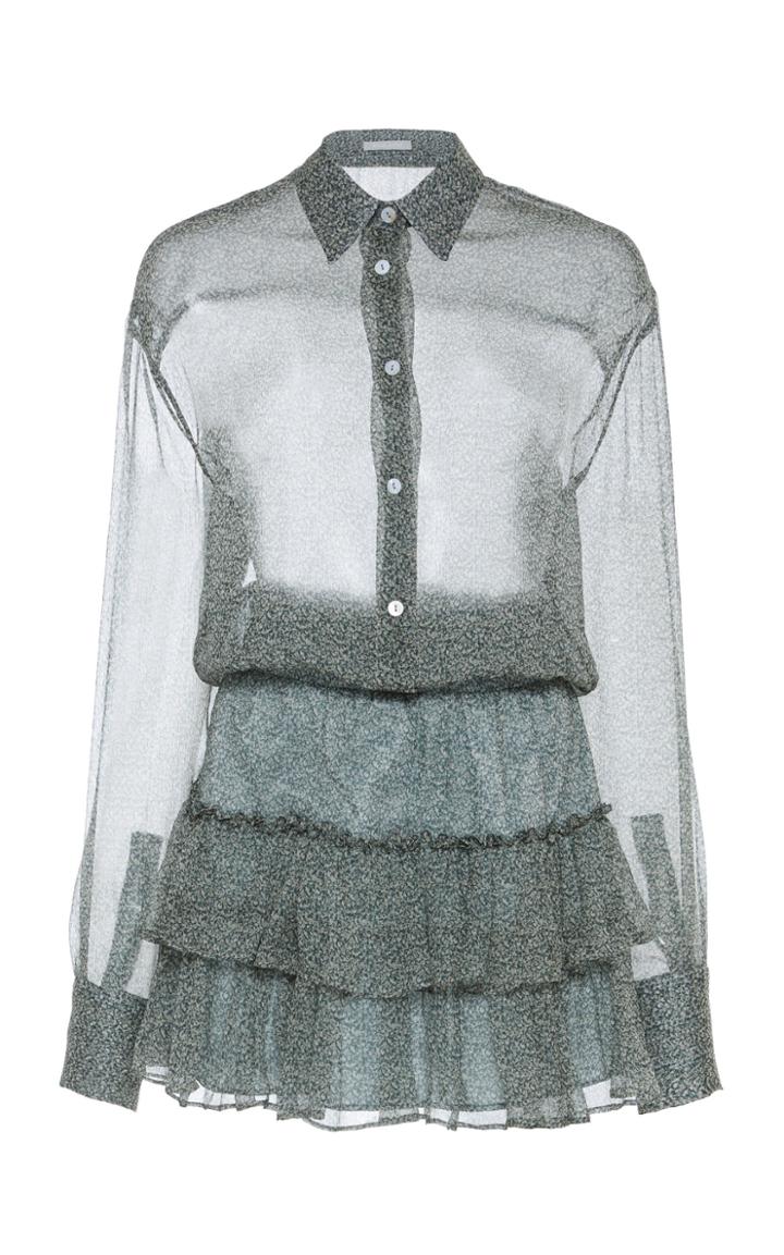 Moda Operandi White Story Gwenn Liberty Silk Dress Size: 6