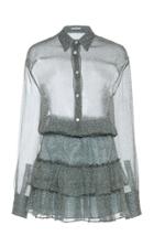 Moda Operandi White Story Gwenn Liberty Silk Dress Size: 6