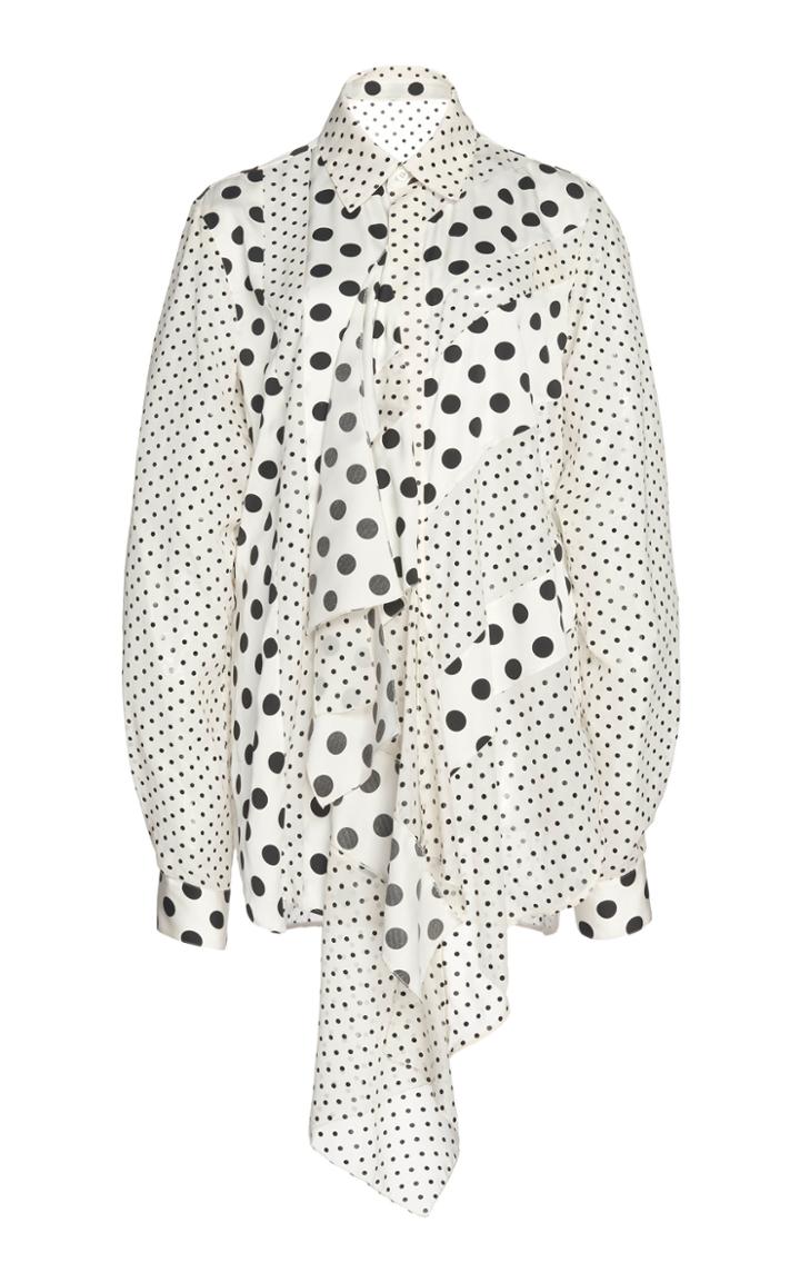 Cyclas Polka Dot Silk Top