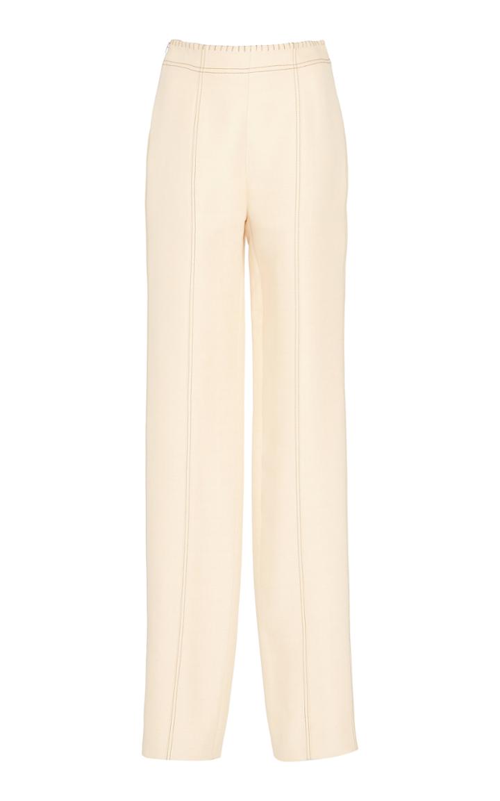 Acne Studios Paulette Crepe Straight-leg Trousers