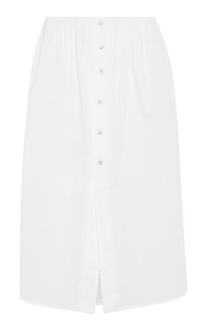 Moda Operandi Luna Del Pinal V Cut Skirt