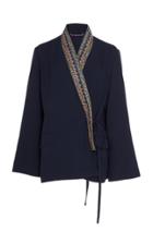 Etro Embellished Tie-front Jacket