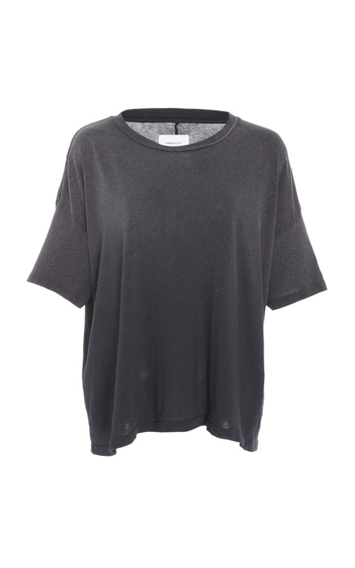 Current/elliott Roadie Glittered Cotton-jersey T-shirt