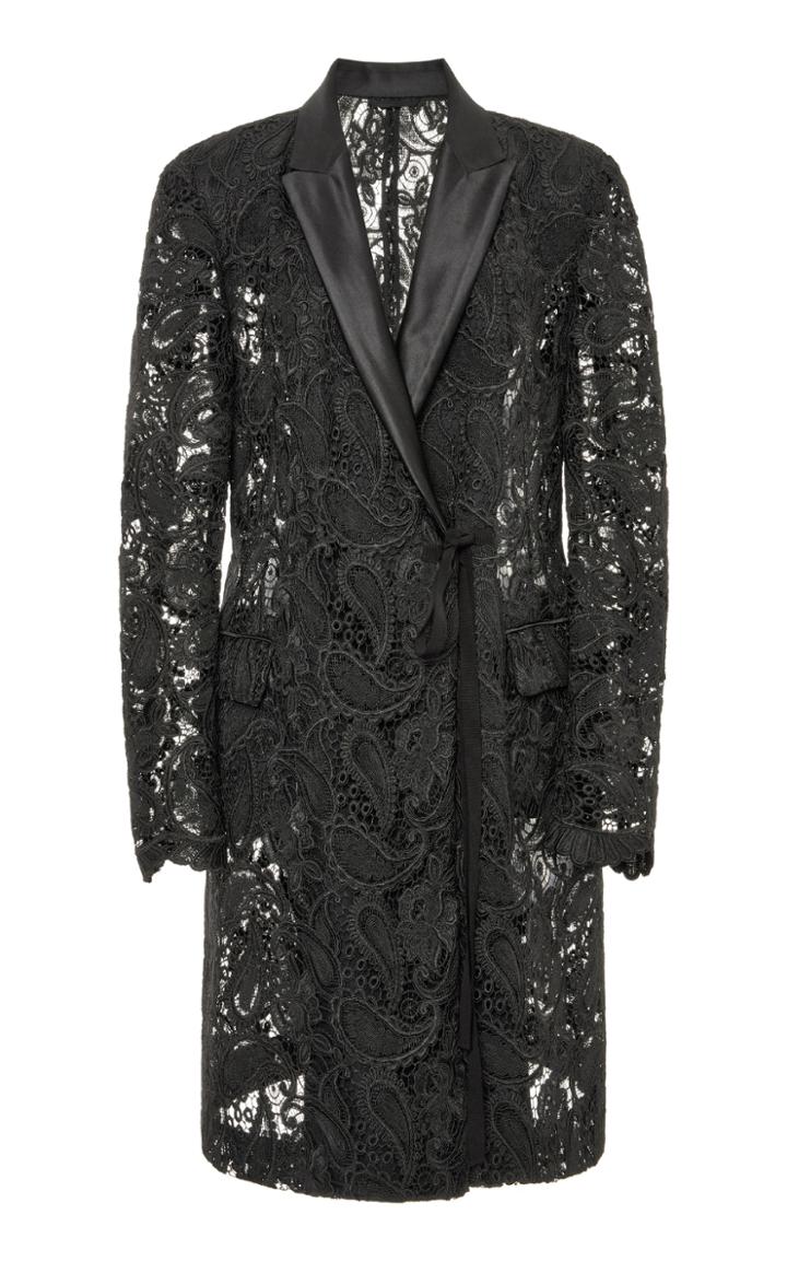 Moda Operandi Ann Demeulemeester Paisley Guipure Lace Coat