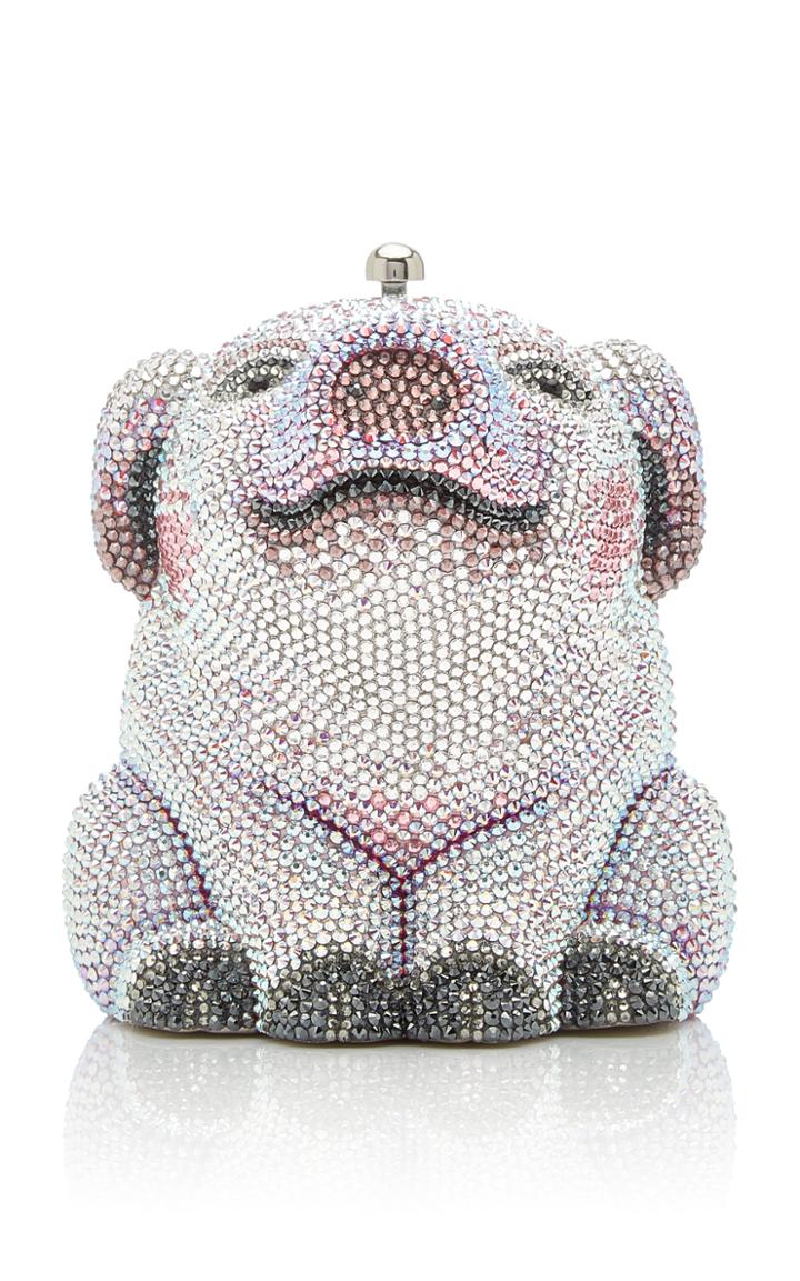 Moda Operandi Judith Leiber Couture Wilbur Pig Crystal Novelty Clutch