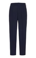 The Gigi Pleated Wool Straight-leg Trousers