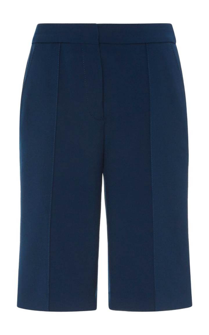 Victoria Victoria Beckham Crepe Knee-length Shorts
